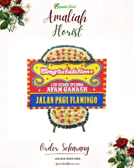 Sewa Papan Bunga Beruk